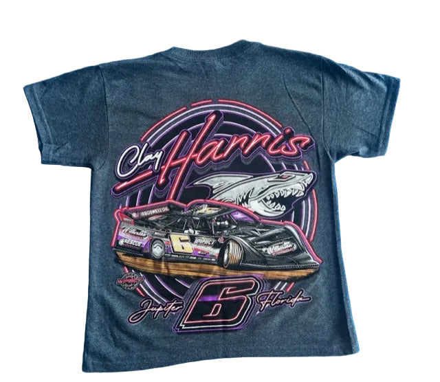 Clay Harris Youth SS Gray T-Shirt
