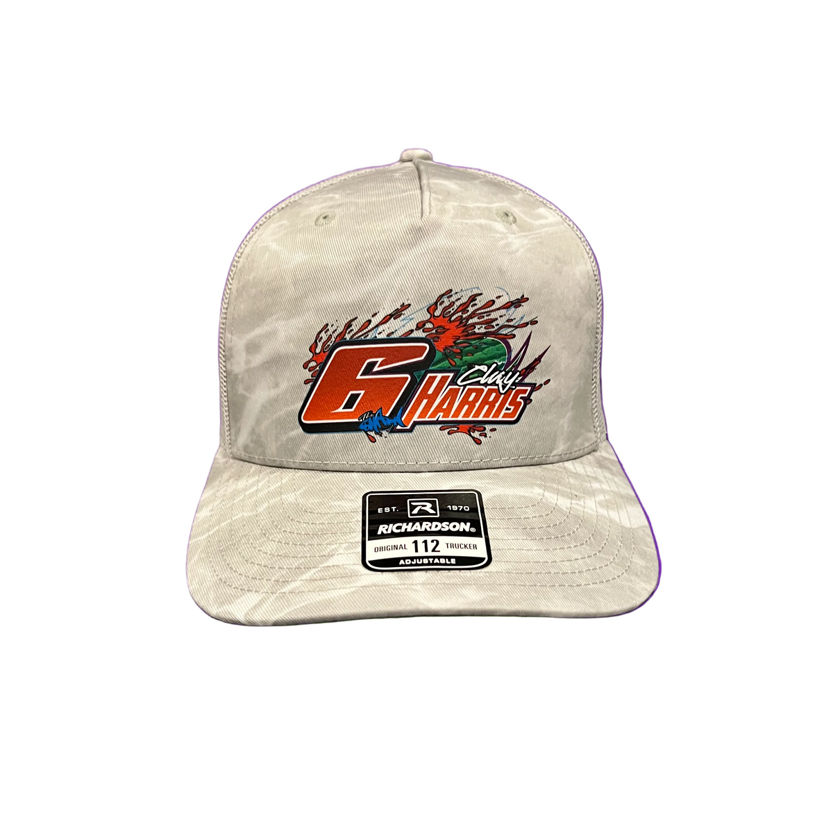 Clay Harris 6 Watermelon Front Richardson 112 Hat