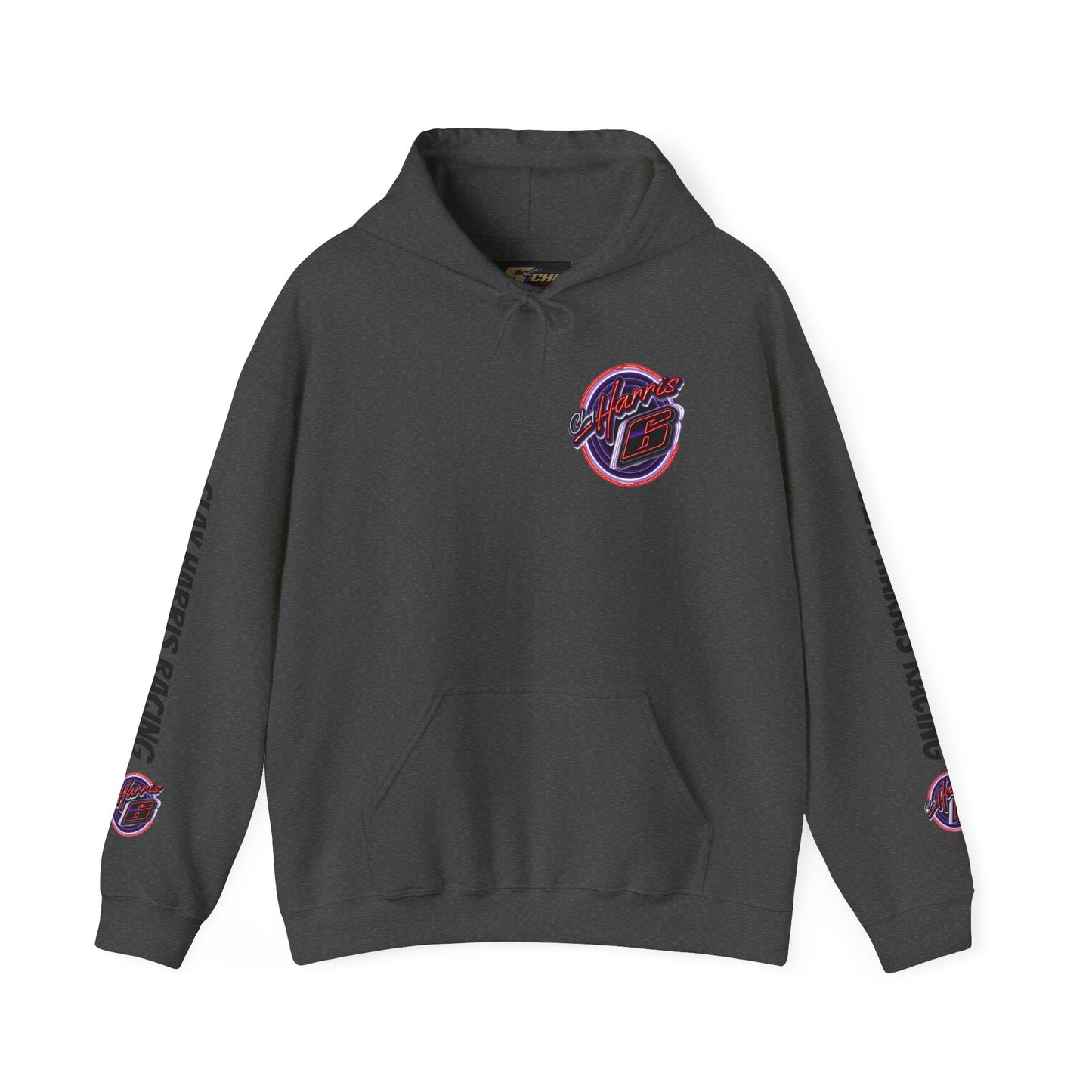 Vintage Style Unisex Hooded Sweatshirt - Racing Design - Perfect for Sports Fans