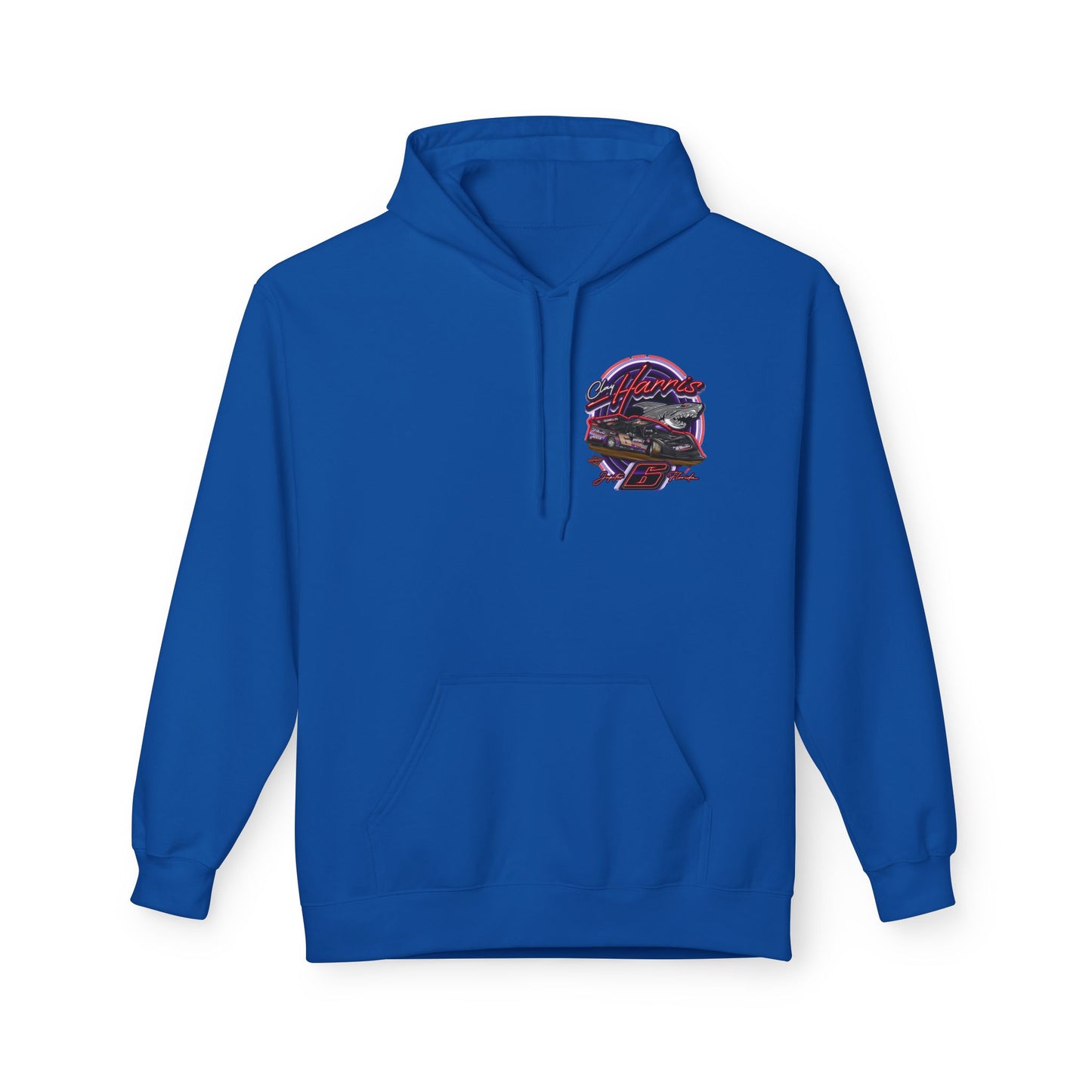 Unisex Fleece Hoodie Clay Harris Racing– Perfect for Motorsports Fans, Cool Weather Gear, Birthday Gift, Race Day Apparel, Unisex Hoodie