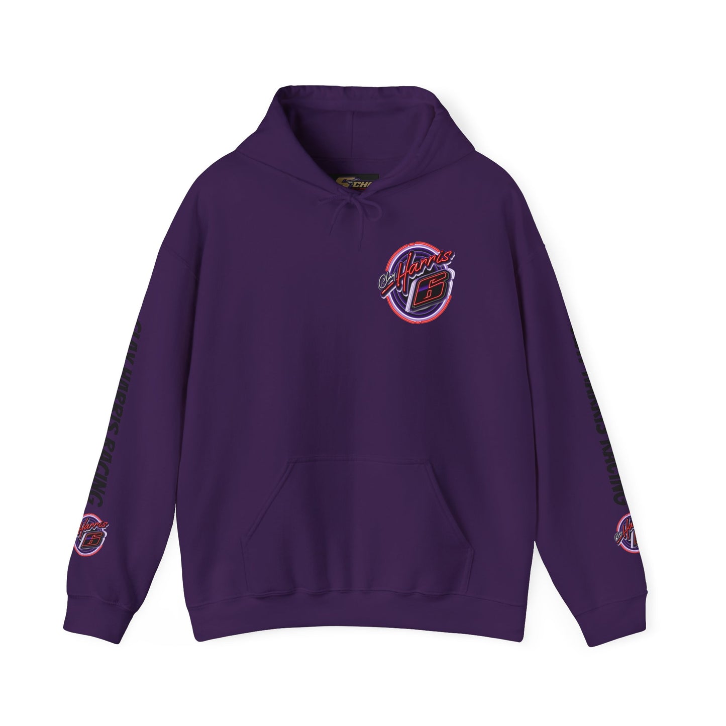 Vintage Style Unisex Hooded Sweatshirt - Racing Design - Perfect for Sports Fans