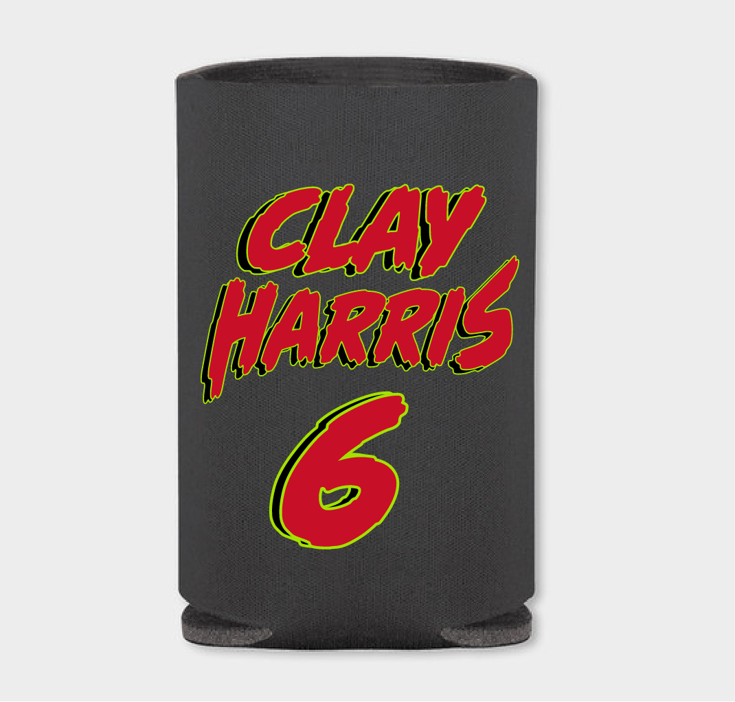 Clay Harris Racing Peanut Car Koozie