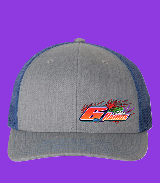Clay Harris 6 Watermelon Corner Grey/Royal Blue Richardson 112 Hat