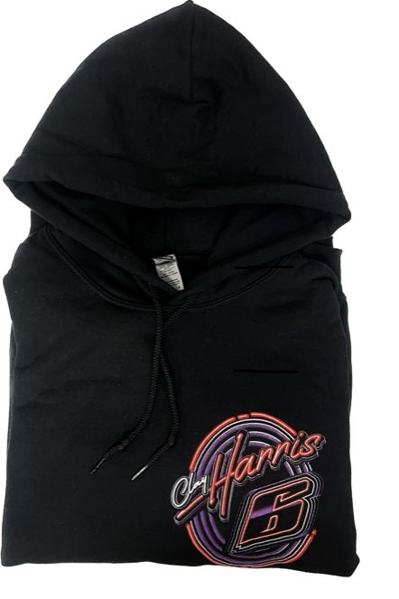 Clay Harris Adult Black Hoodie