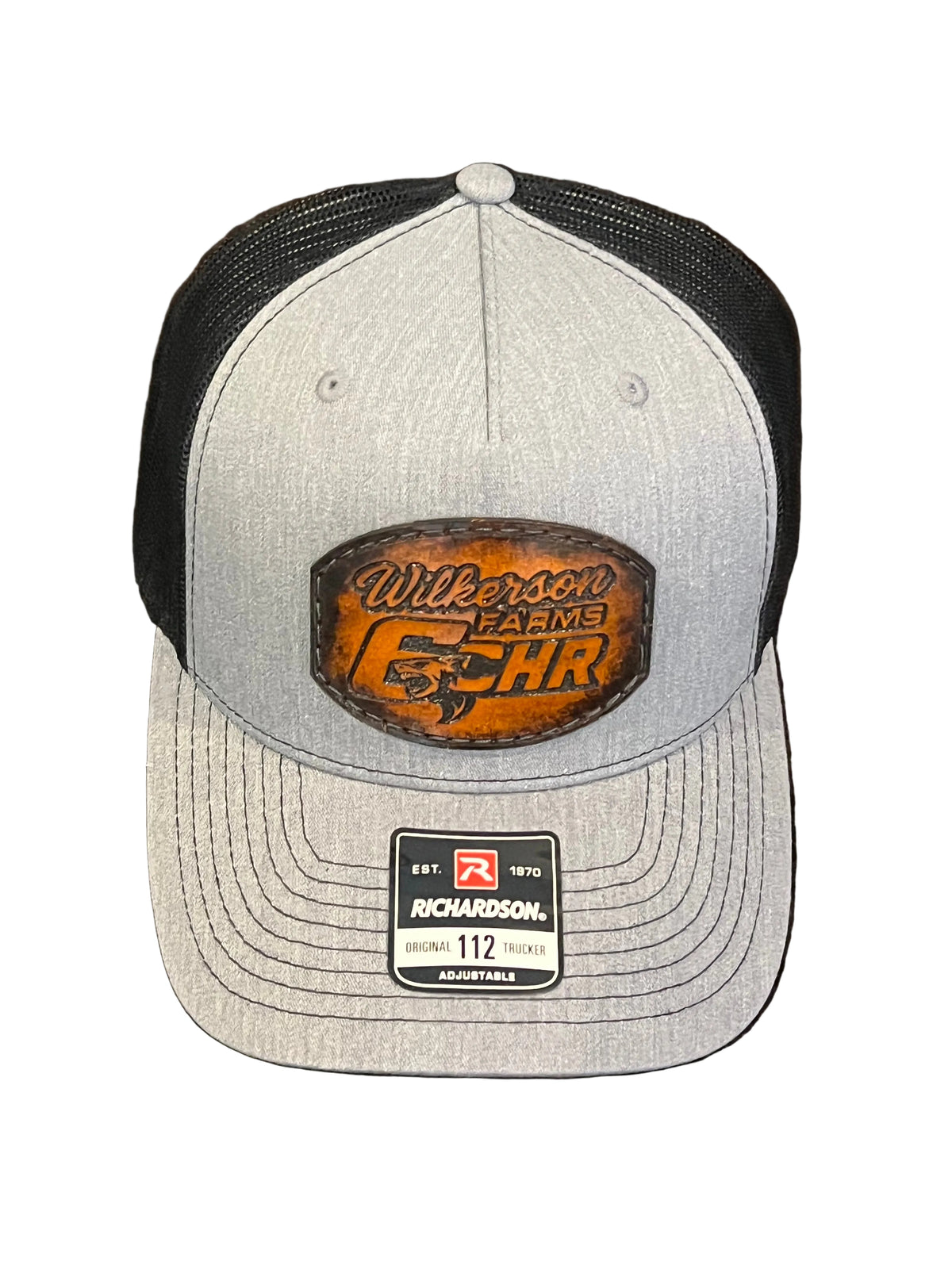 Clay Harris 6 Genuine Leather Wilkerson Farms Richardson 112 Hat